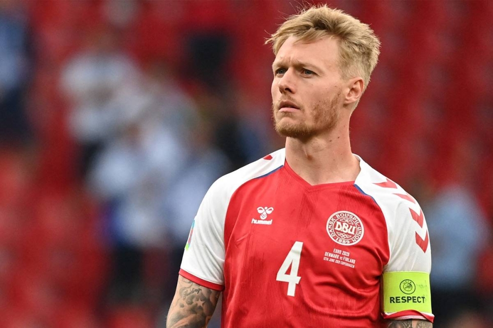 لاعب المنتخب الدنماركي سيمون كايير 