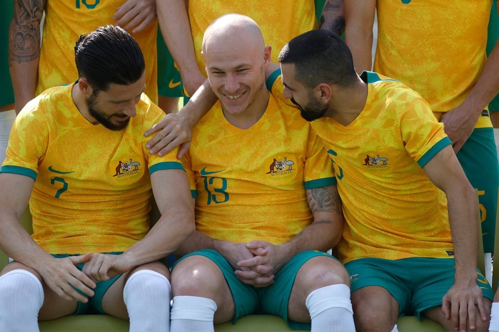 لاعبو المنتخب الأسترالي