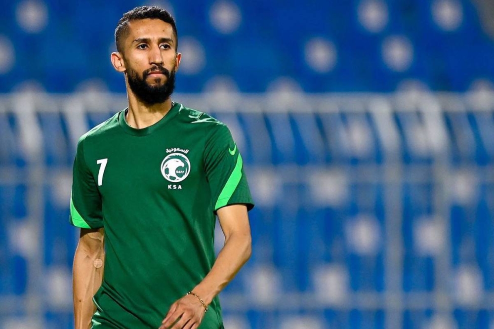 لاعب الوسط سلمان الفرج 