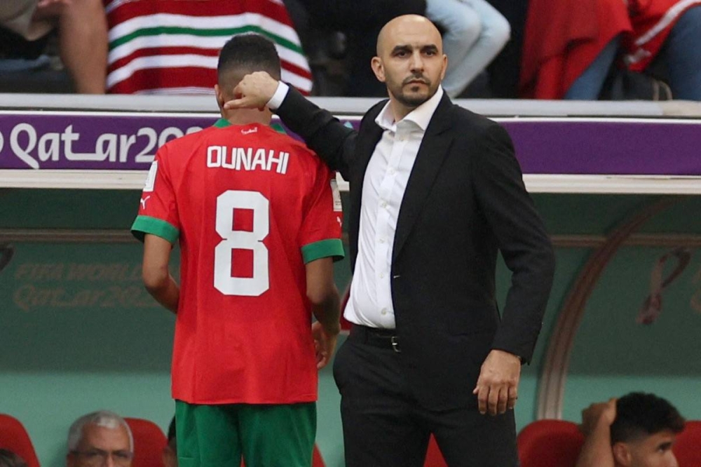 وليد الركراكي مدرب المغرب