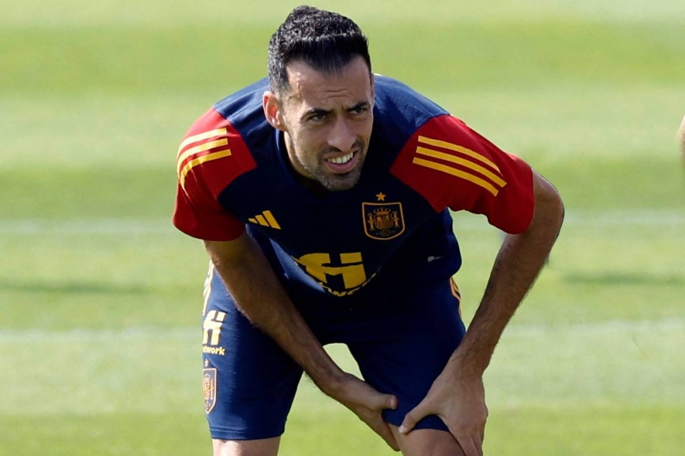 سيرجيو بوسكيتس لاعب المنتخب الإسباني 