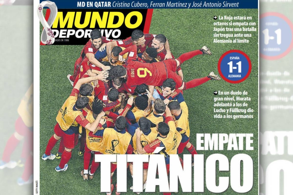 غلاف صحيفة  ـ«موندو ديبورتيفو»