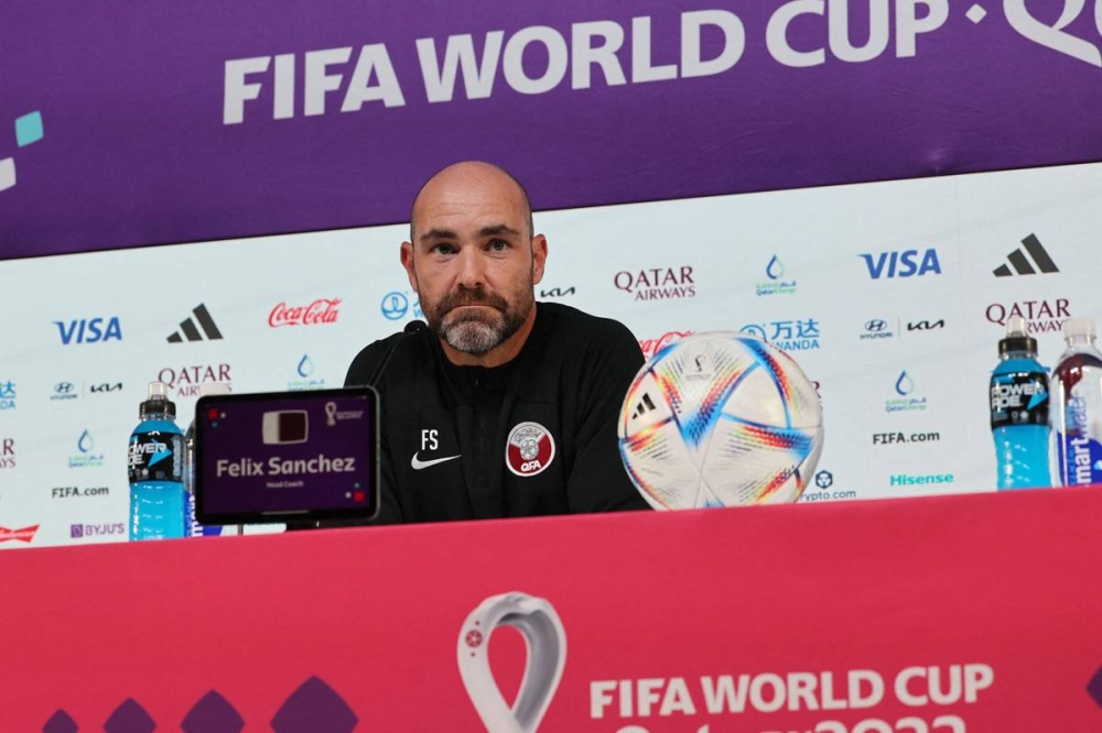 المدير الفني للمنتخب القطري لكرة القدم فيليكس سانشيز 