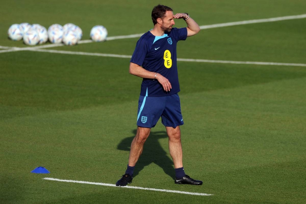 غاريث ساوثغيت المدير الفني للمنتخب الإنكليزي لكرة القدم 