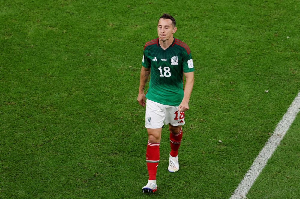 أندريس غواردادو لاعب وسط منتخب المكسيك لكرة القدم
