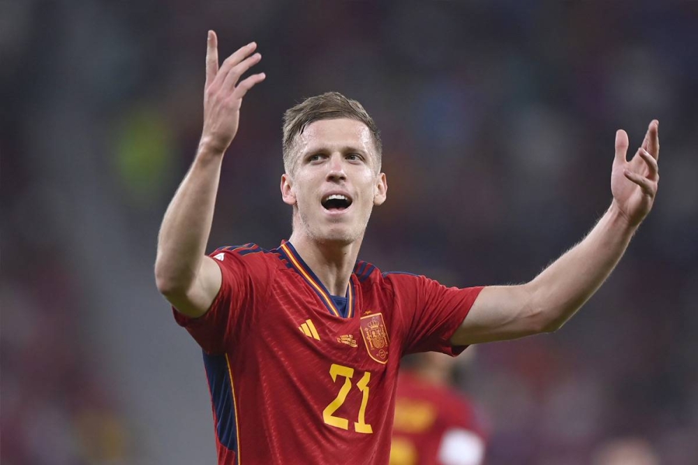 المهاجم الإسباني داني أولمو 