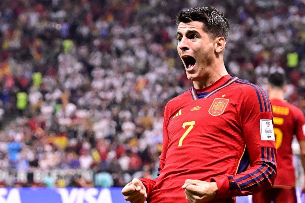 مهاجم إسبانيا وأتلتيكو مدريد ألفارو موراتا 