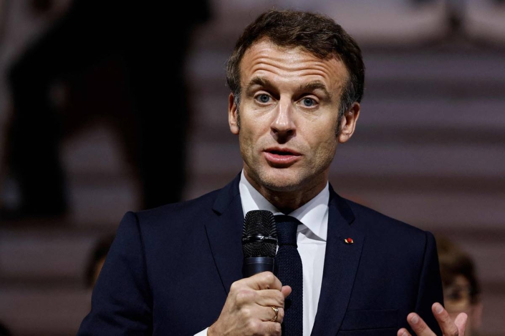 الرئيس الفرنسي، إيمانويل ماكرون