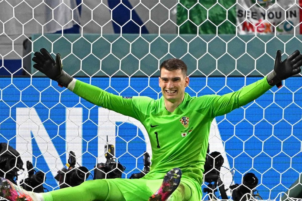 حارس مرمى المنتخب الكرواتي دومينيك ليفاكوفيتش 