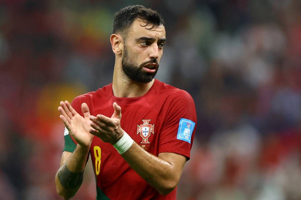 نجم وسط منتخب البرتغال ومانشستر يونايتد الإنكليزي برونو فرنانديز