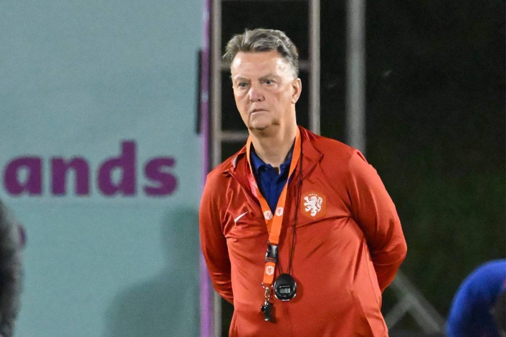 لويس فان غال مدرب المنتخب الهولندي لكرة القدم