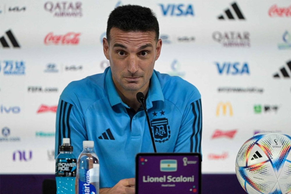 المدير الفني لمنتخب الأرجنتين ليونيل سكالوني