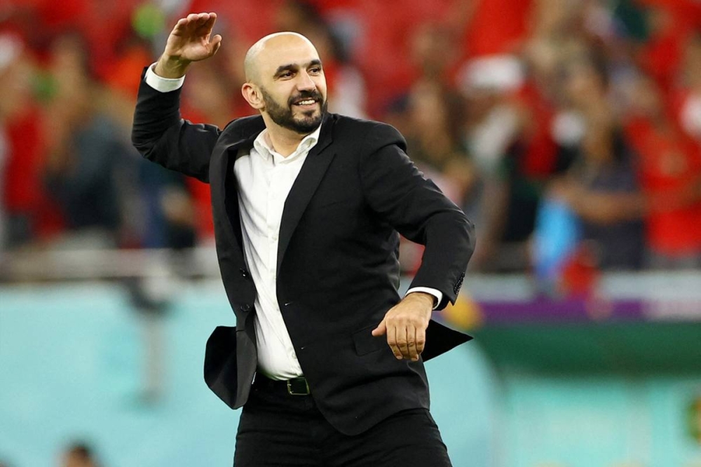 وليد الركراكي مدرب المنتخب المغربي 