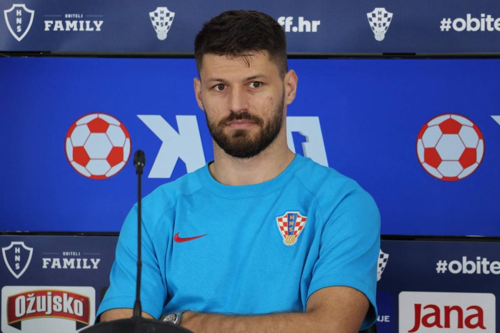 لاعب المنتخب الكرواتي برونو بيتكوفيتش