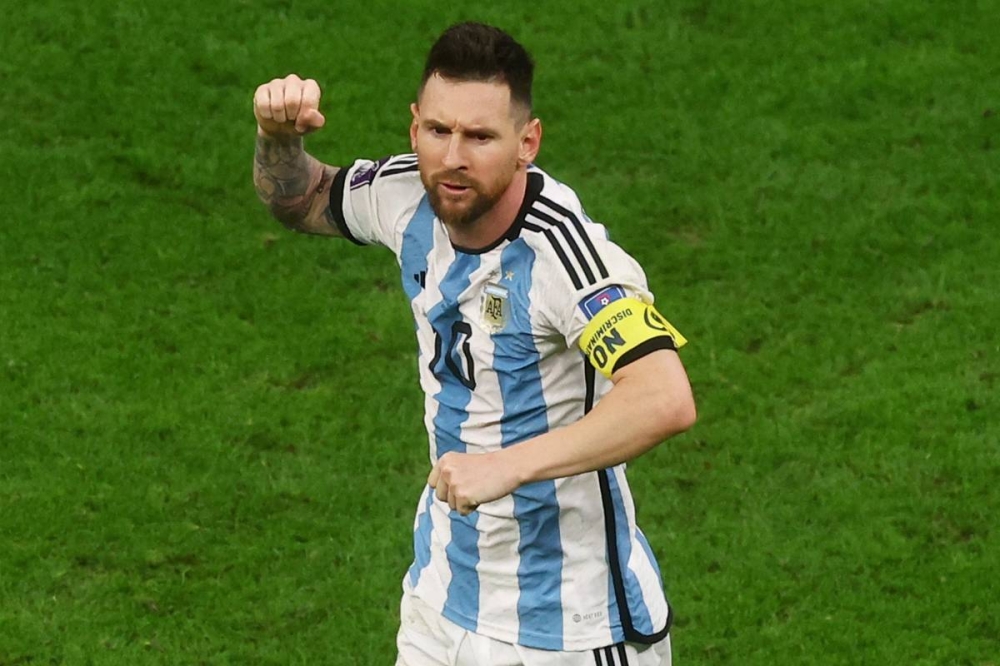 النجم الارجنتيني ليونيل ميسي