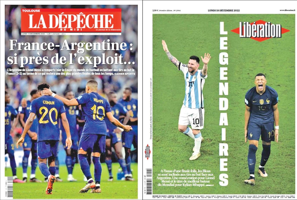 غلاف صحيفة ليبيريشن - غلاف صحيفة ديبيتشي