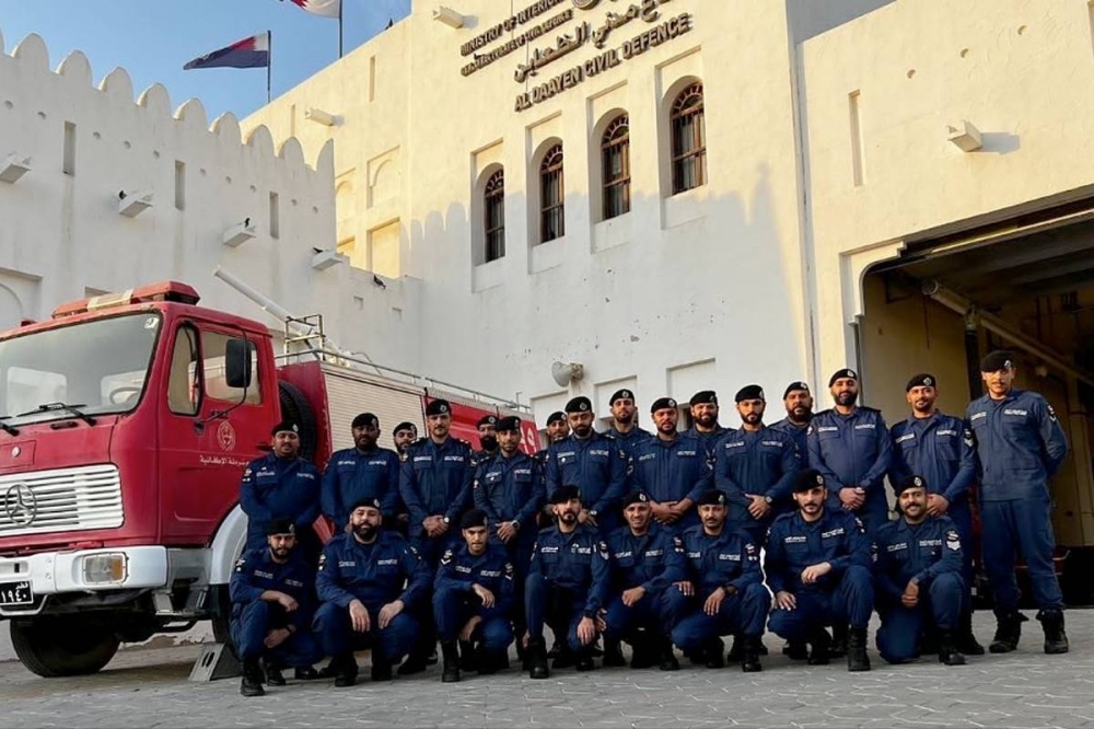 قوة الإطفاء الكويتية المكلفة بتأمين بطولة كأس العالم 2022