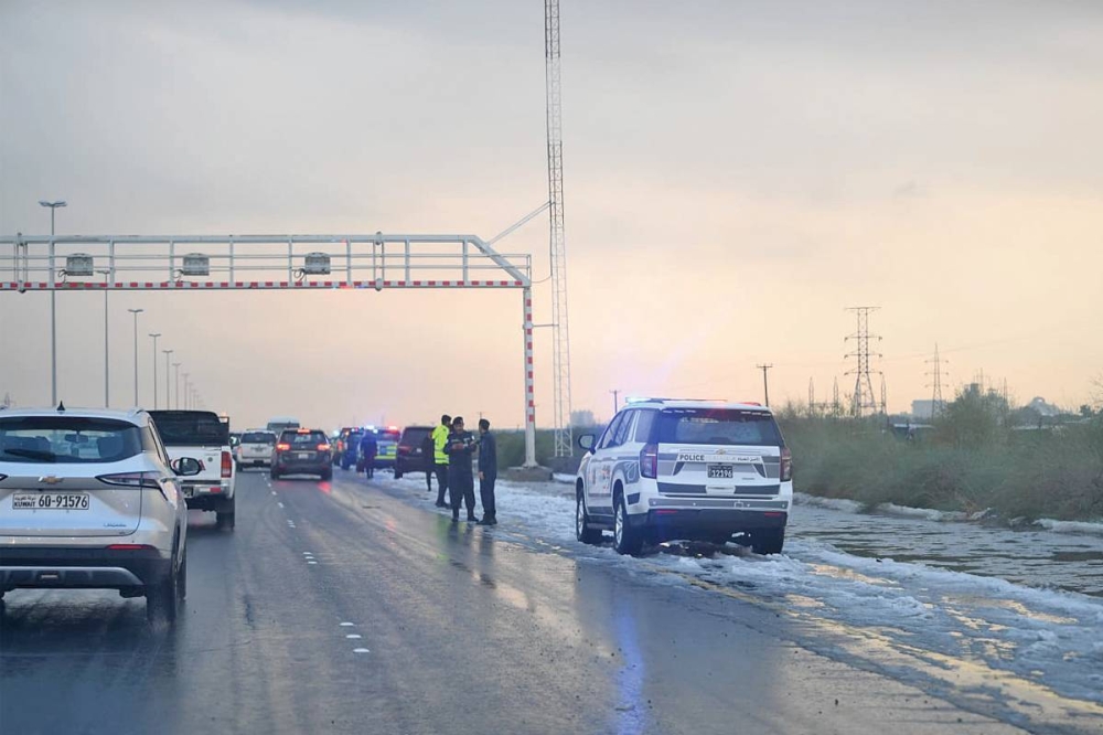 إجراءات أمنية على الطرقات خلال العاصفة