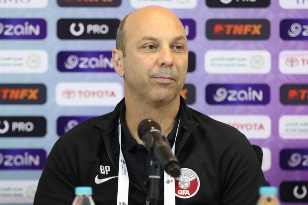 مدرب المنتخب القطري، البرتغالي برونو ميغيل
