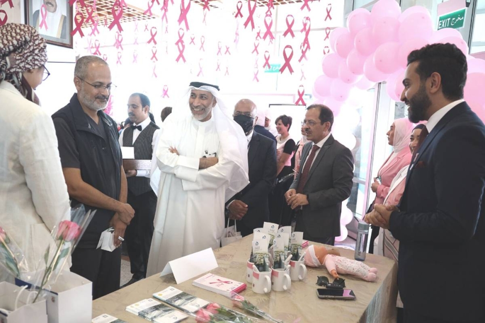 جانب من مشاركة «ضمان» في شهر التوعية بسرطان الثدي