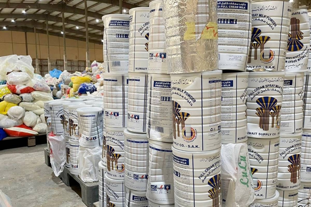 جانب اخر من المواد المضبوطة