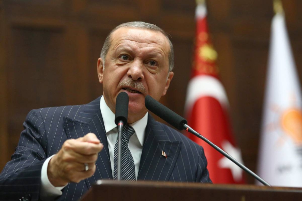 الرئيس التركي رجب طيب إردوغان