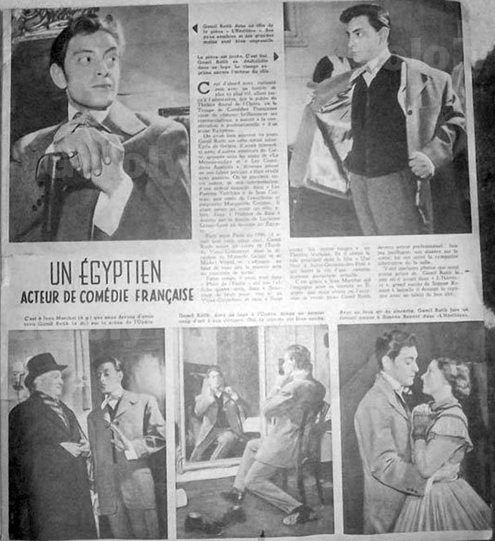 أخباره الفنية كانت تتصدر الصحف الفرنسية
