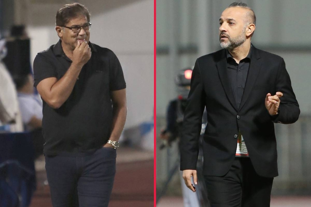 مدرب الكويت علي عاشور - مدرب القادسية محمد إبراهيم 