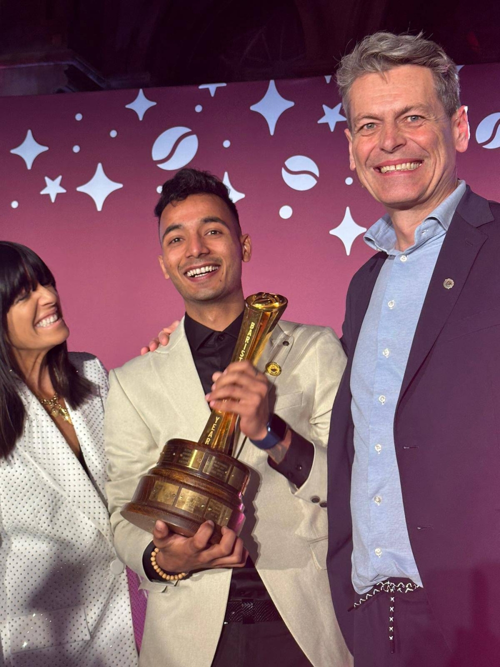 رانيج باسنت... باريستا «كوستا كوفي» الفائز بجائزتين