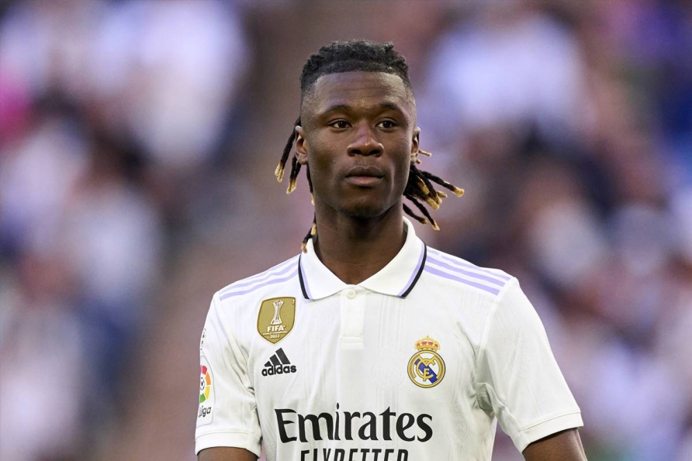 الفرنسي إدواردو كامافينغا لاعب ريال مدريد 