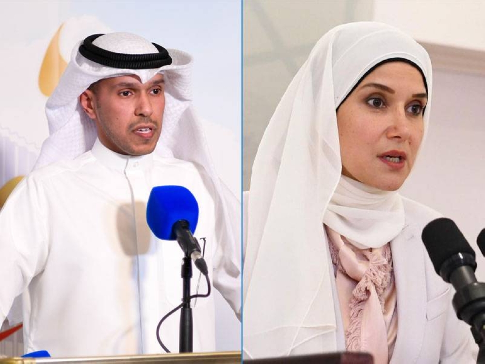 النائبان جنان بوشهري وحمد العليان،