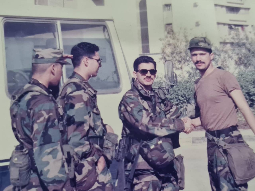  حسين المجادي اثناء الغزو 