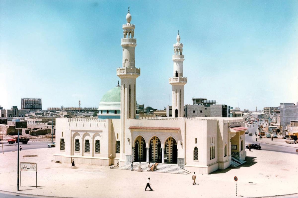 مسجد الشملان وسط المرقاب... في لقطة خلال ستينيات القرن الماضي
