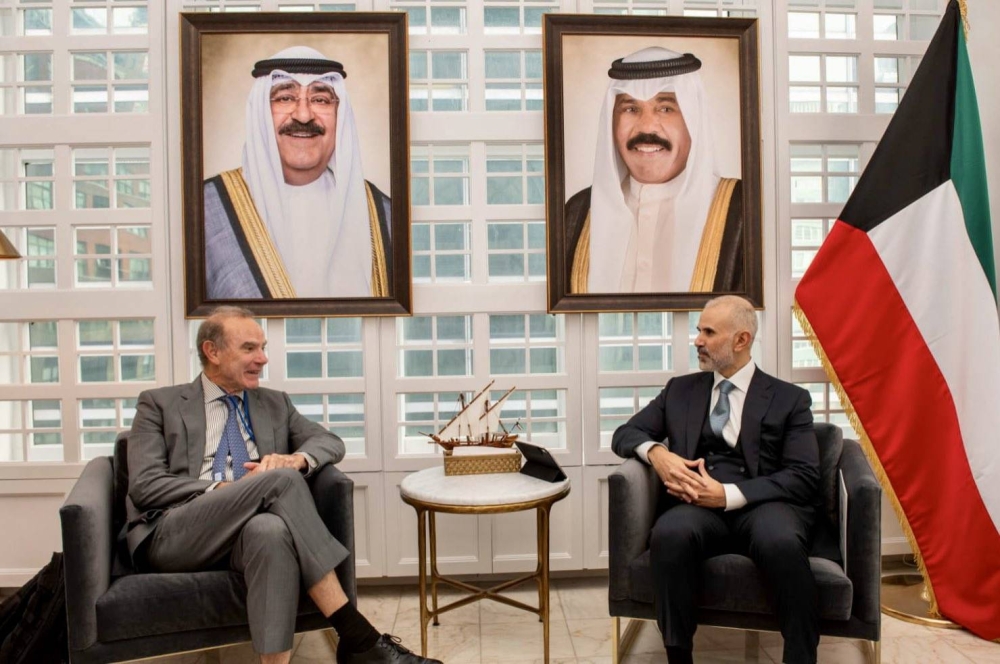 نائب وزير الخارجية يلتقي بمسؤول الشؤون السياسية في جهاز العمل الخارجي الأوروبي