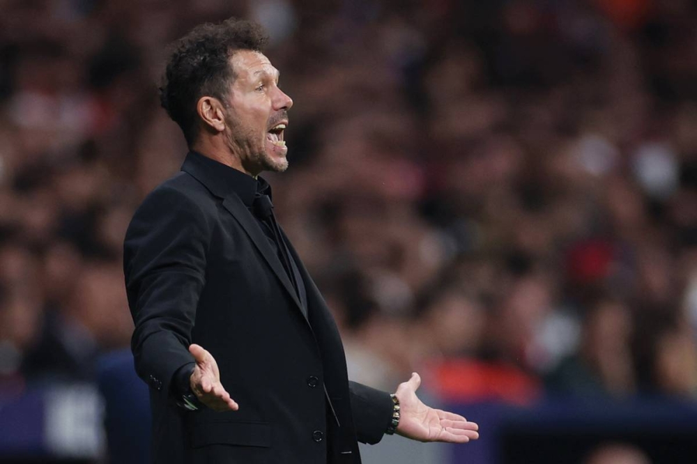 دييغو سيميوني المدير الفني لفريق أتلتيكو مدريد