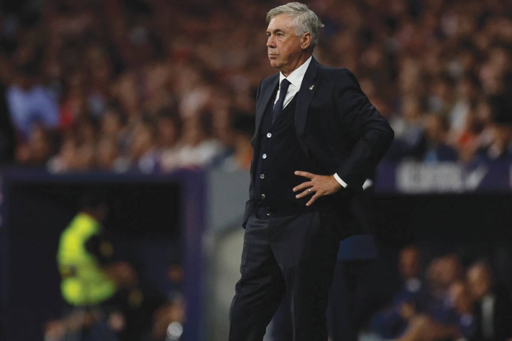 المدرب الإيطالي للنادي الملكي كارلو أنشيلوتي 