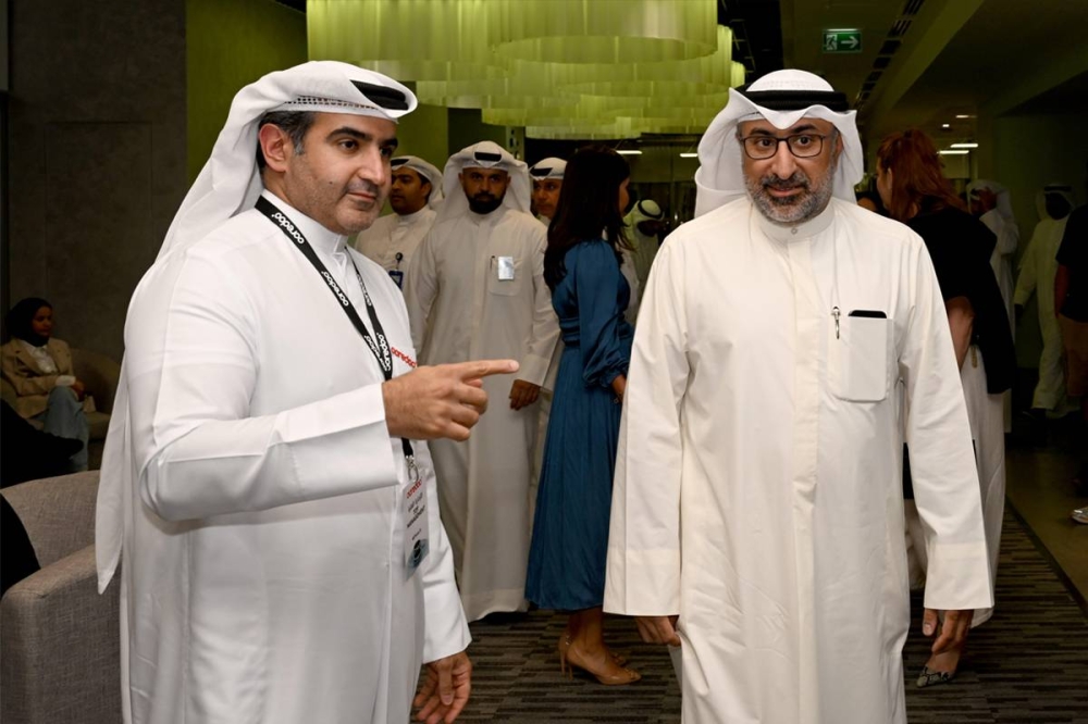 البابطين خلال الفعاليات
