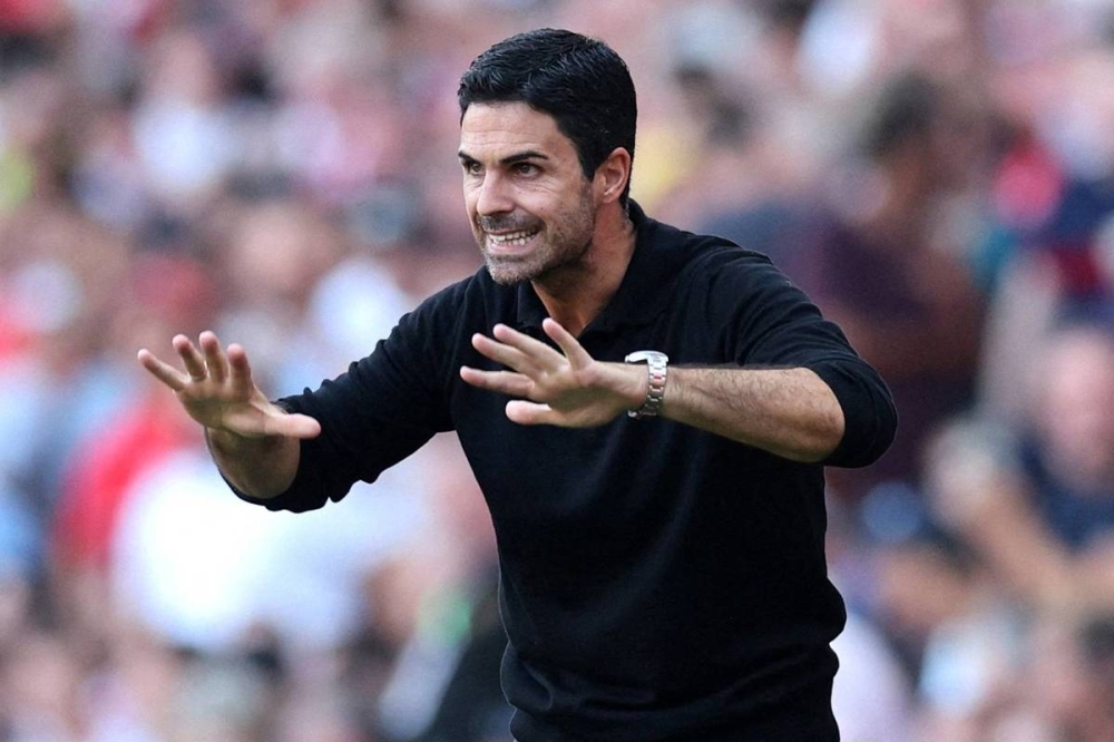 المدير الفني لفريق أرسنال الإنكليزي لكرة القدم ميكيل أرتيتا 