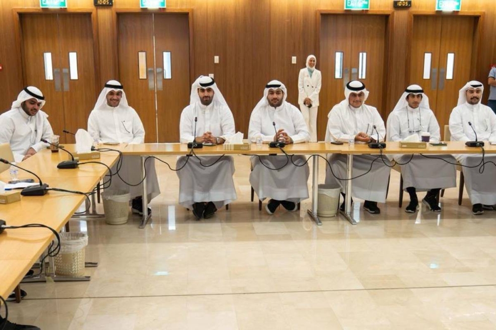 جانب من البرنامج التدريبي لطلبة كلية القانون العالمية