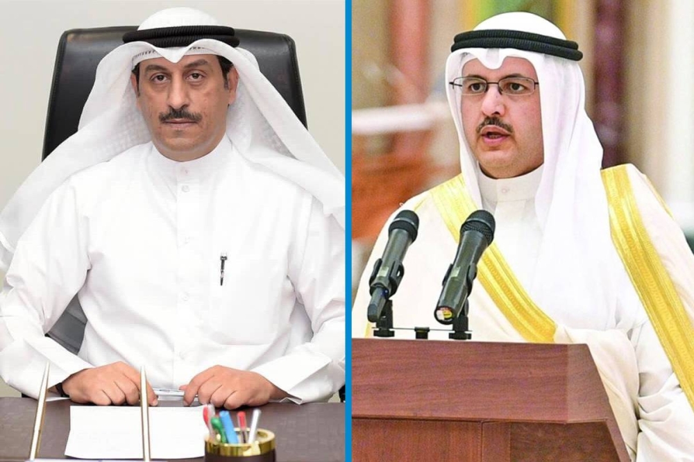 وزير الشؤون الاجتماعية وشؤون الأسرة والطفولة الشيخ فراس المالك  - وكيل الوزارة بالإنابة عبدالعزيز ساري