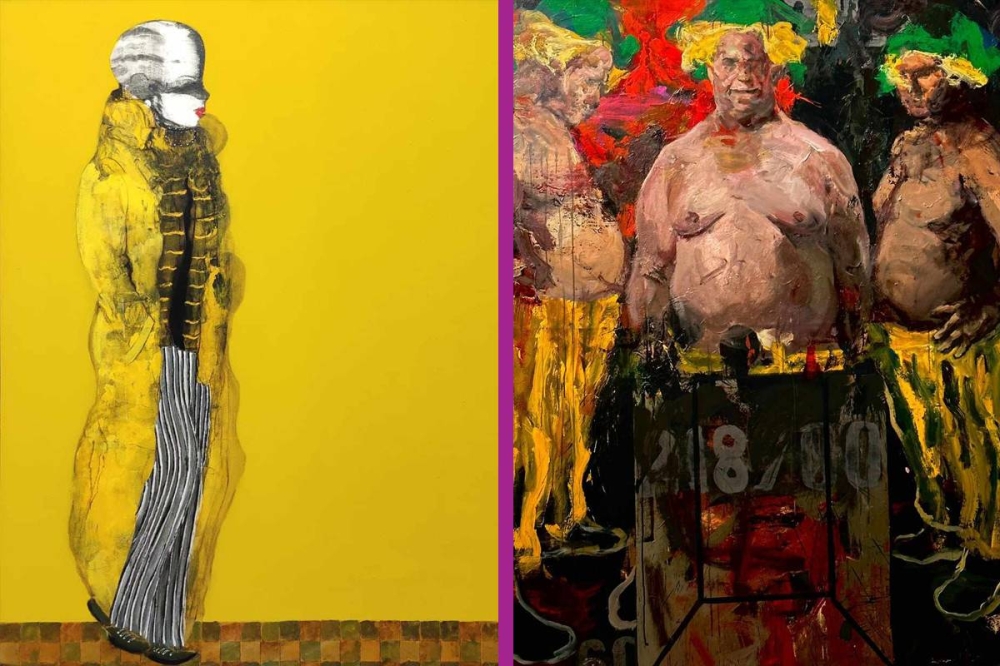 من الأعمال المعروضة