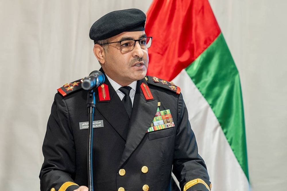 آمر القوة البحرية العميد الركن بحري هزاع العلاطي