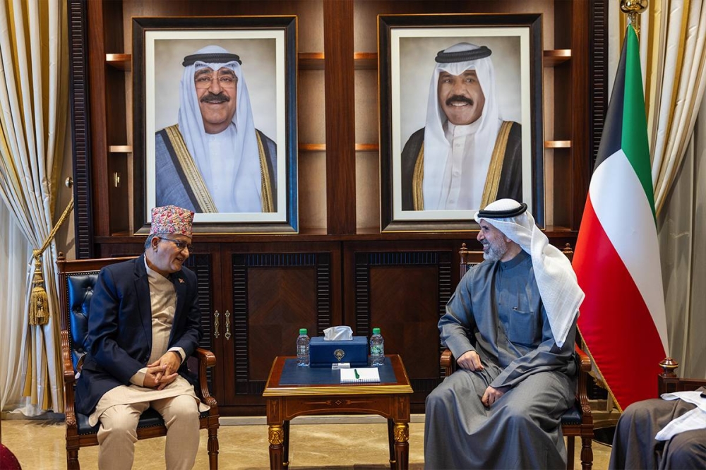 نائب وزير الخارجية مستقبلاً سفير نيبال لدى البلاد