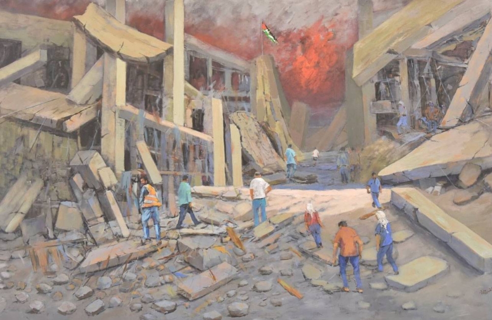 من أعمال المعرض