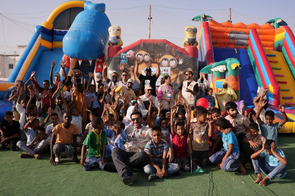 متطوعو «نور بوبيان» – موريتانيا أثناء اليوم المفتوح للأيتام