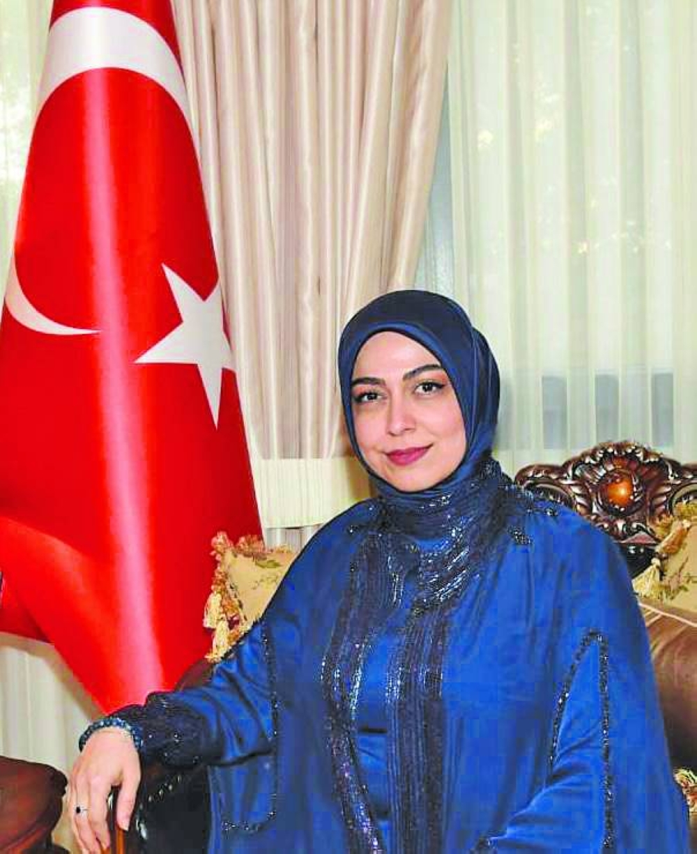 السفيرة التركية طوبى نور سونمز