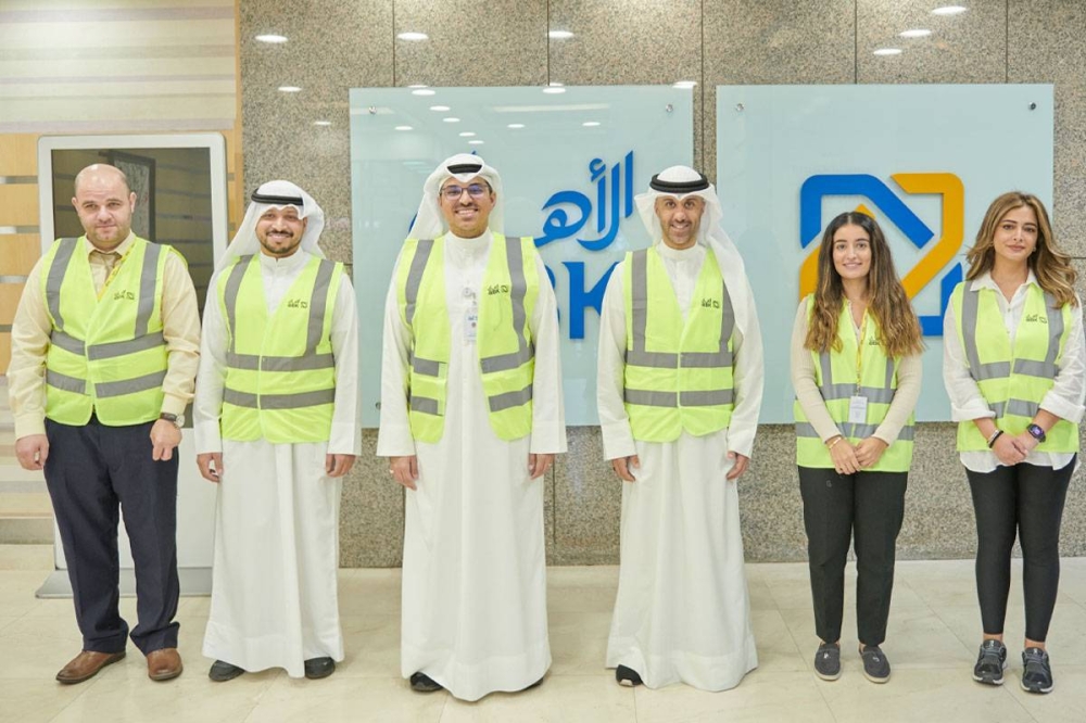 متطوعو البنك خلال شهر رمضان