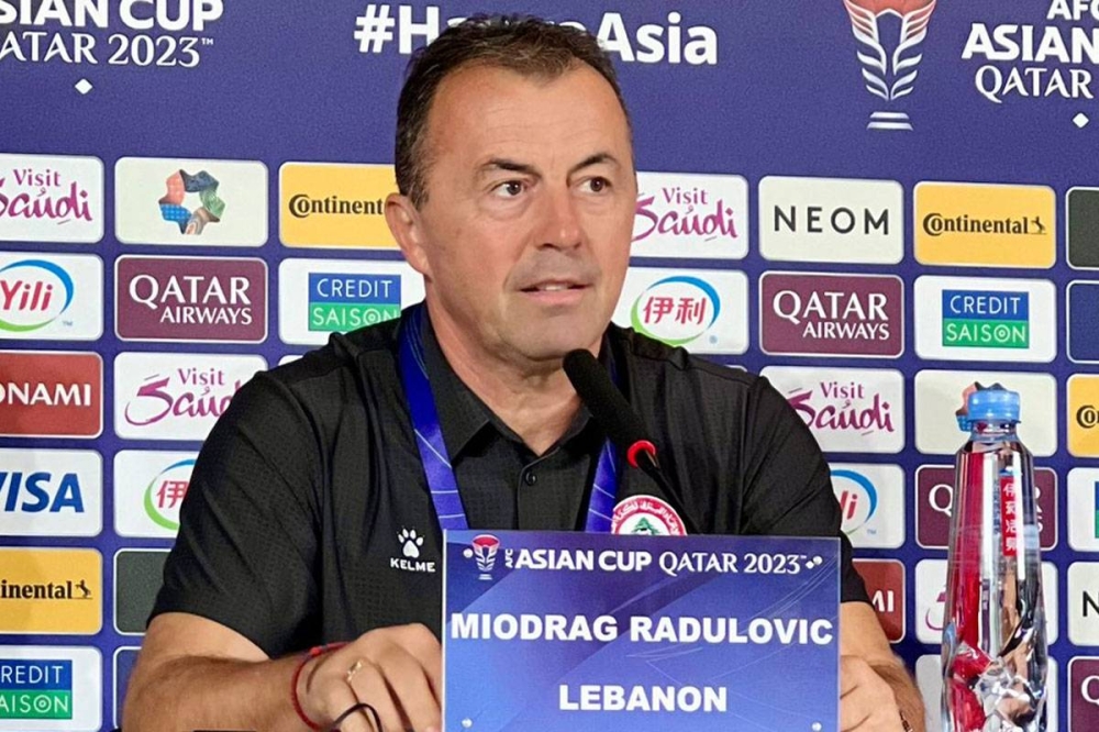 مدرب المنتخب اللبناني المونتينغري ميودراغ رادولوفيتش