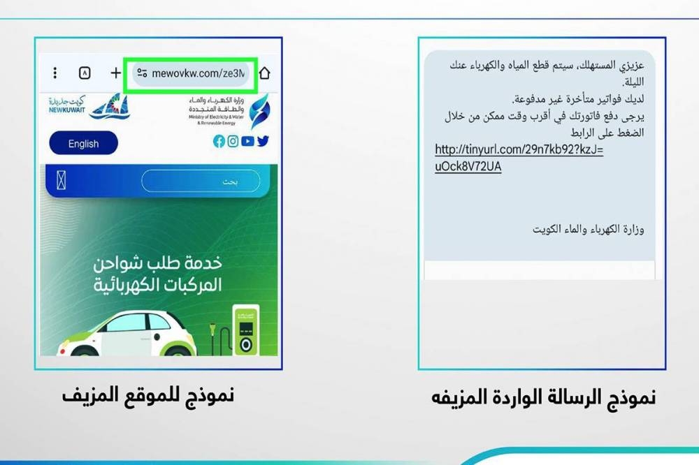 الرسائل المزيفة 