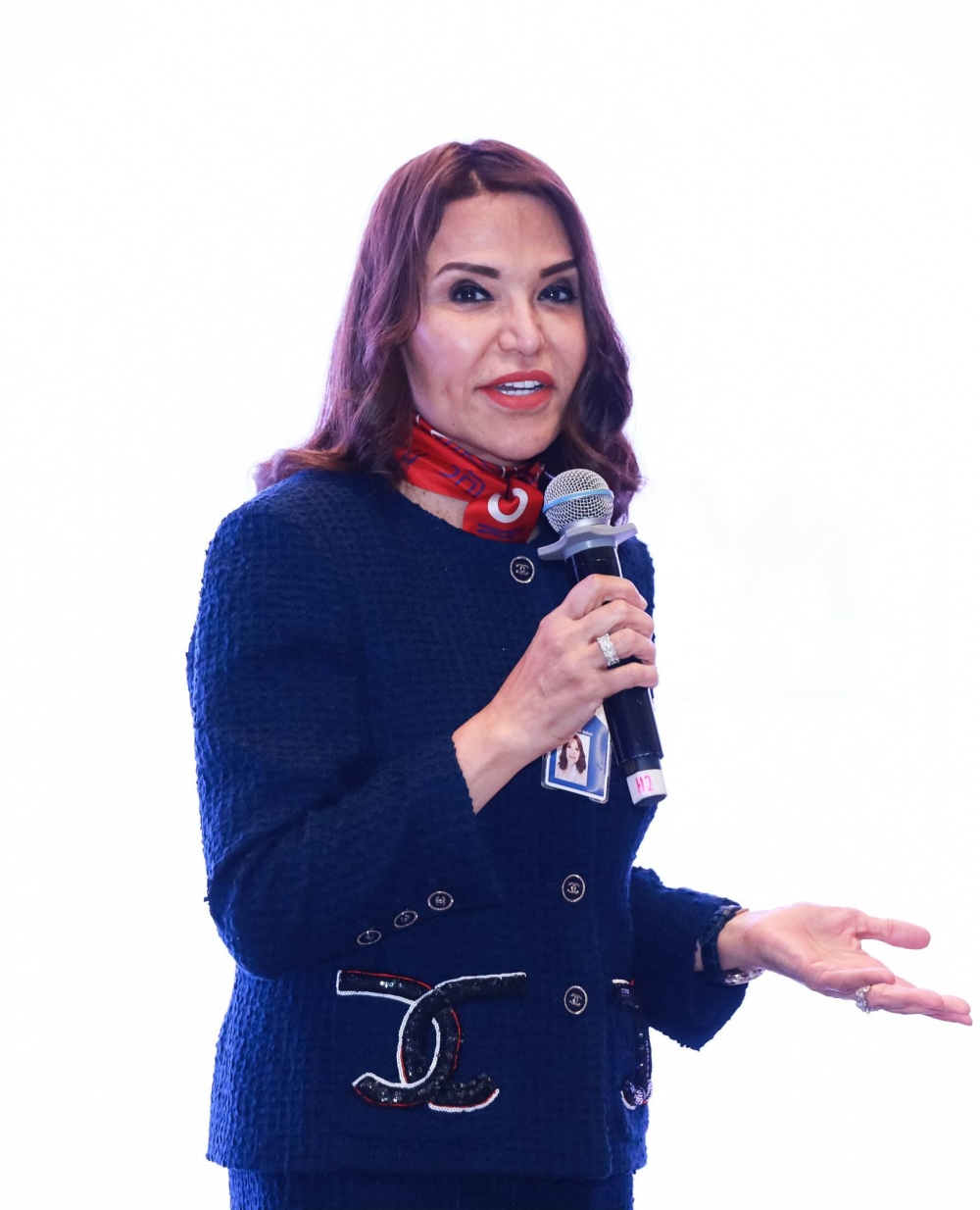 شيخة البحر خلال الحفل